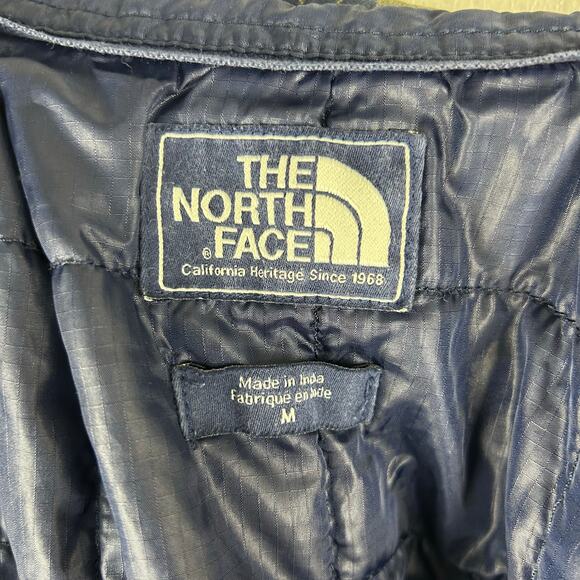 The North Face Men's Plaid Jacket Size Medium Quilt Lined Insulated Shacket Snap - Picture 4 of 8